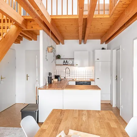 Apartamento Alpena Homes, Zentrum, Domblick, Kueche Linz