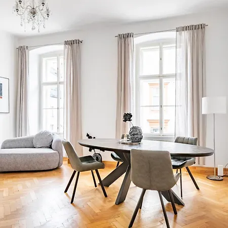 Апартаменты Alpena Homes, Zentrum, Domblick, Kueche