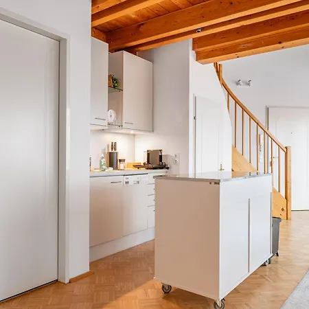 Alpena Homes, Zentrum, Domblick, Kueche Apartamento Linz