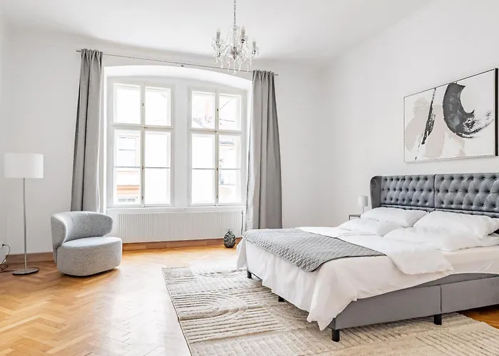 Alpena Homes, Zentrum, Domblick, Küche Apartment Linz