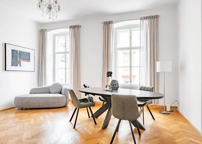 Apartment Alpena Homes, Zentrum, Domblick, Küche