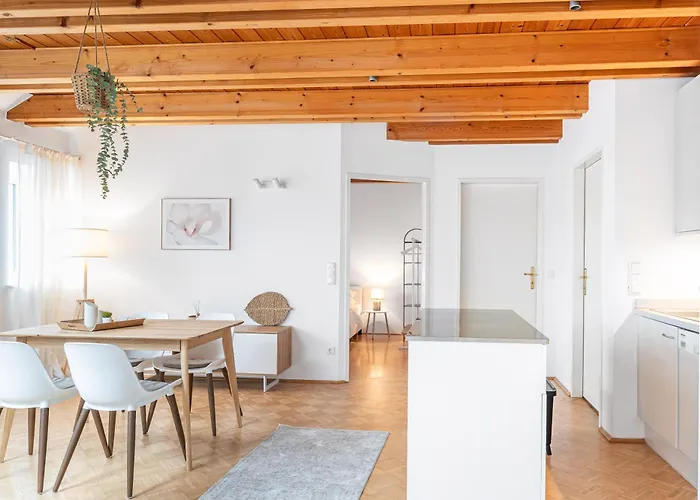 Apartment Alpena Homes, Zentrum, Domblick, Küche Linz